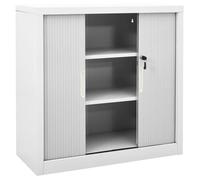 ""Promotion mai"" * Armoire à portes coulissantes Gris 90x40x90 cm Acier EU8536336430