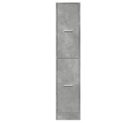 ""Promotion mai"" * Armoire d'apothicaire gris béton 30x41x144,5 cm bois ingénierie EU7410855172