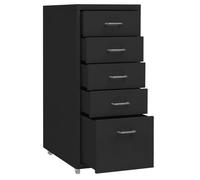 ""Promotion mai"" * Armoire de bureau - Classeur mobile Noir 28x41x69 cm Métal EU10793335914
