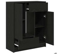 ""Promotion mai"" * Buffet bahut - Armoire de rangement - avec tiroirs et portes chêne noir 73x31x90 cm EU4186861851