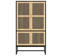 ""Promotion mai"" * Buffet haut - Armoire haute salon - noir 70x35x125 cm EU1933352140