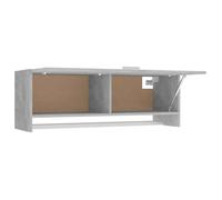 ""Promotion mai"" * Garde-robe - Armoire de chambre - Porte-vetement - gris béton 100x32,5x35 cm EU10397808237
