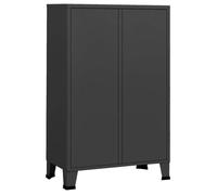 ""Promotion mai"" * Garde-robe - Armoire de chambre - Porte-vetement - industrielle Anthracite 67x35x107 cm Acier EU10302339612
