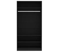""Promotion mai"" * Garde-robe - Armoire de chambre - Porte-vetement - Noir 100 x 50 x 200 cm EU10377800226