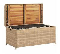 ""Promotion mars"" * Banc de rangement (1 PLACES) - Banquette balcon/coffre rangement - anticorrosion - mélange beige résine tressée e