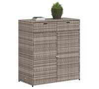 ""Promotion mars"" * COFFRE DE JARDIN - YUNYAN - Armoire de rangement de jardin - MEUBLE JARDIN - gris 105x55x113cm résine tressée _54