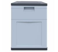 ""Promotion mars"" * COFFRE DE JARDIN - YUNYAN - Boîte de rangement de jardin - MEUBLE JARDIN - 320 L Gris Noir _7699520