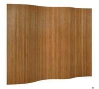 ""Promotion mars"" * Paravent Interieur/ Cloison de séparation - autoportant - Pliable - marron largeur 250 cm hauteur 165 cm bambou_1