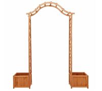 ""Promotion mars"" * Pergola de jardin - YUYUE - Meuble d’extérieur - Tonnelle/Arche - avec jardinière Bois pin massif_3199449