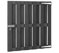 ""Promotion mars"" * PORTAIL/PORTILLON - SUNONE -Portillon WPC - MEUBLE JARDIN - 100x100 cm Gris_8522185