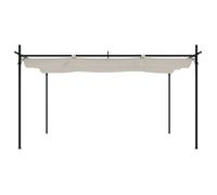 ""Promotion mars"" * Tente de Jardin - SUNONE - Pergola - MEUBLE JARDIN - avec toit rétractable crème 395x292x230 cm_4718784