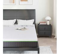 PROMOTION Matelas pour Lit 2 personnes - Blanc et Gris 140x200 cm Ressort ensaché 572608