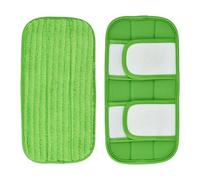 Promotion! Serpillière Plate Humide/Sèche En Microfibre, 2 Pièces, Remplacement Pour Balayeuse, Lavable En Machine, Facile À Remplacer