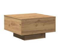 PROMOTION Table Basse Table Canapé Artisian en chêne 55x55x31 cm - Bois d'ingénierie 51631 - BestMeuble