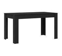 PROMOTION Table de salle à manger - chêne noir 140x74,5x76 cm - Bois d'ingénierie 67406 - BestMeuble