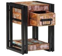 PROMOTION Tables de Nuit - Grand espace - 2 pcs 40x40x40 cm - Bois massif recyclé 42131 - BestMeuble