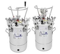 PRONA RT-20AS Pot de pression de peinture en acier inoxydable 20 L, réservoir d'alimentation pneumatique automatique d'agitateur, 0,3 MPa, sortie de peinture 1/4, seau intérieur SUS304 pour revêtement