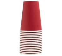 Gobelet en carton, 0,2 l, rouge