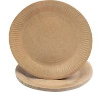 Pronappe 25x 20 Assiettes en carton rondes, 23 cm Kraft 79109I