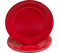 Pronappe 25x 20 Assiettes en carton rondes, 23 cm Rouge 79215I