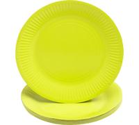 Pronappe 25x 20 Assiettes en carton rondes, 23 cm Vert kiwi 79213I