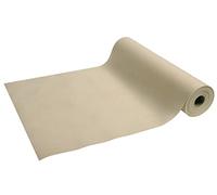 Pronappe - Réf. R732442I - Tête à tête jetable non tissé spunbond - Carton de 4 rouleaux de 24 M de long X 0,4 M de large prédécoupé tous les 1,20 M - Représente 20 têtes à tête - Couleur ficelle