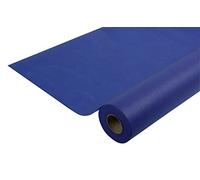 Pronappe - Réf. R781046I - Nappe jetable en non tissé spunbond - Rouleau de 10 M de long X 1,20 M de large - Matière indéchirable, déperlante et essuyable - Couleur bleu marine