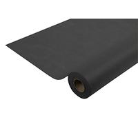 Pronappe - Réf. R781221I - Nappe jetable en non tissé spunbond - Rouleau de 50,4 M de long X 1,20 M de large, prédécoupé tous les 1,20 M - Indéchirable, déperlante et essuyable - Couleur noire