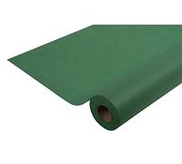 Pronappe - Réf. R782007I - Nappe jetable en non tissé spunbond - Rouleau de 20 M de long X 1,20 M de large - Matière indéchirable, déperlante et essuyable - Couleur vert sapin