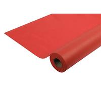 Pronappe - Réf. R782009I - Nappe jetable en non tissé spunbond - Rouleau de 20 M de long X 1,20 M de large - Matière indéchirable, déperlante et essuyable - Couleur rouge