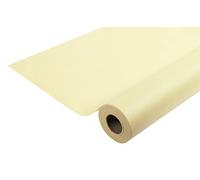 Pronappe - Réf. R785002I - Nappe jetable en non tissé spunbond - Rouleau de 50 M de long X 1,20 M de large -Tissu indéchirable, déperlant et essuyable - Couleur ivoire