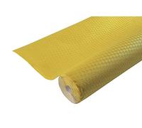 PRONAPPE - Réf. R802020I - Nappe jetable en papier gaufré - Rouleau de 20 M de long et 1,18 M de large - Gaufrage unique, esthétique et profond - Fabriqué en France - Couleur jaune