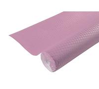 PRONAPPE - Réf. R802086I - Nappe jetable en papier gaufré - Rouleau de 20 M de long et 1,18 M de large - Gaufrage unique, esthétique et profond - Fabriqué en France - Couleur rose poudré