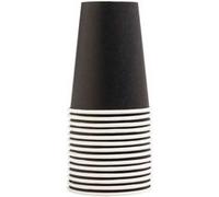 Gobelet en carton, 0,2 l, noir