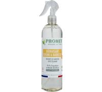 PRONET NATURE - Dégraissant Cuisine et Barbecue - Nettoie et dégraisse efficacement plaque de cuisson, plancha - Effet éclatant - 99.9% ingrédients naturels - ECOCERT - Senteur Citron - Spray 500ml