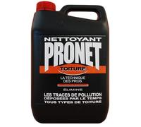 PRONET - Nettoyant Toiture - Nettoie et détache Tous Types de toitures - Elimine Les salissures, mousses, lichens et dépots Verts - Prêt à l'emploi - Action Rapide - avec rinçage - 5 L