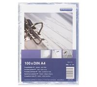 ProOffice valeur A4 en polypropylène, ouverture en haut-Pochette perforée-Transparent (Pack de 100)