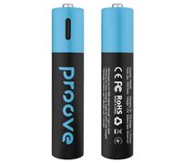 Proove Piles Rechargeables USB Compact Energy AAA Solides - Vert, Lot de 2