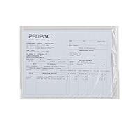 Propac z-pac1 pac-list porte-documents neutre, A4 plié en 6, 12 x 8,5 cm, boîte de 1000