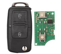 ProPlip omplète avec électronique à Programmer Compatible avec Bora G.olf Polo Transporteur Ibiza Leon Toledo Fabia 2 Boutons Télécommande Vierge 1J0959753AG 434MHz ID48