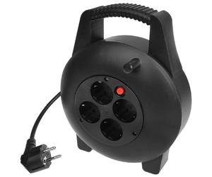 ProPlus Enrouleur 10 m Schuko - 4 Voies