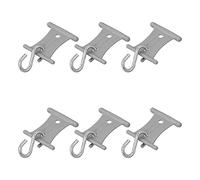 ProPlus Lot de 6 Crochets de Suspension en S pour Rail de Passepoil 5/6 mm et 7/8 mm