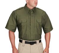 Propper Chemise Tactique à Manches Courtes pour Homme, Vert Olive, Taille L