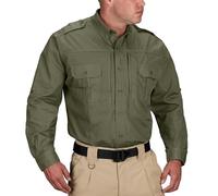 Propper T-Shirt Tactique à Manches Longues pour Homme - Vert Olive, Taille M