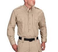 Propper T-Shirt Tactique Classique à Manches Longues pour Homme - Kaki, Taille L