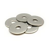 PRORAJE Rondelles métal M16 Inox Ø extérieur 50 mm | Rondelle plate extra large M16x50mm | Acier inoxydable A2 (V2A/304) norme NFE 25513 LL | Bois/Metal/Ecrous/Vis/etc : LOT DE 5 Pcs