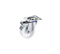 Proroll | Roue polyamide | chape en inox | Ø x largeur roues 200 x 50 mm | roulette pivotante avec blocage double