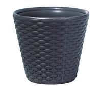 Prosper Plast Dbr350-s433 34.8 x 32.4 cm Rato Pot à Fleurs Anthracite