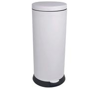 Prosper Poubelle de cuisine, Poubelle 30L, Poubelle à pédale, Certifiée Origine France Garantie, Fermeture silencieuse, Seau intérieur amovible avec double anse, RETRO