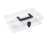 'Prosperplast Boîte d'assortiment Organiseur Boîte en plastique transparent 5 compartiments Couvercle 12 de tri, 1 pièce, maintenant nun12